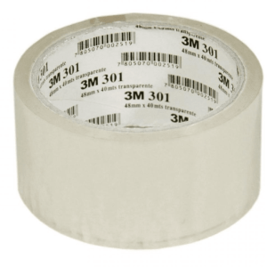 Cinta Embalaje 3M 301 Transparente 48mm x 40 yds.
