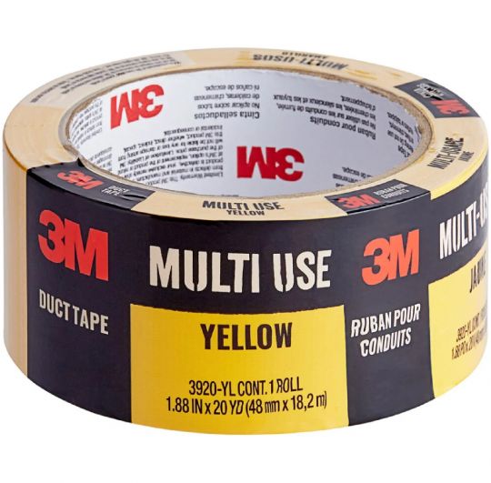 Cinta Gaffer Multiuso 3M 3920 Amarilla 48 mm x 18.2 mts.