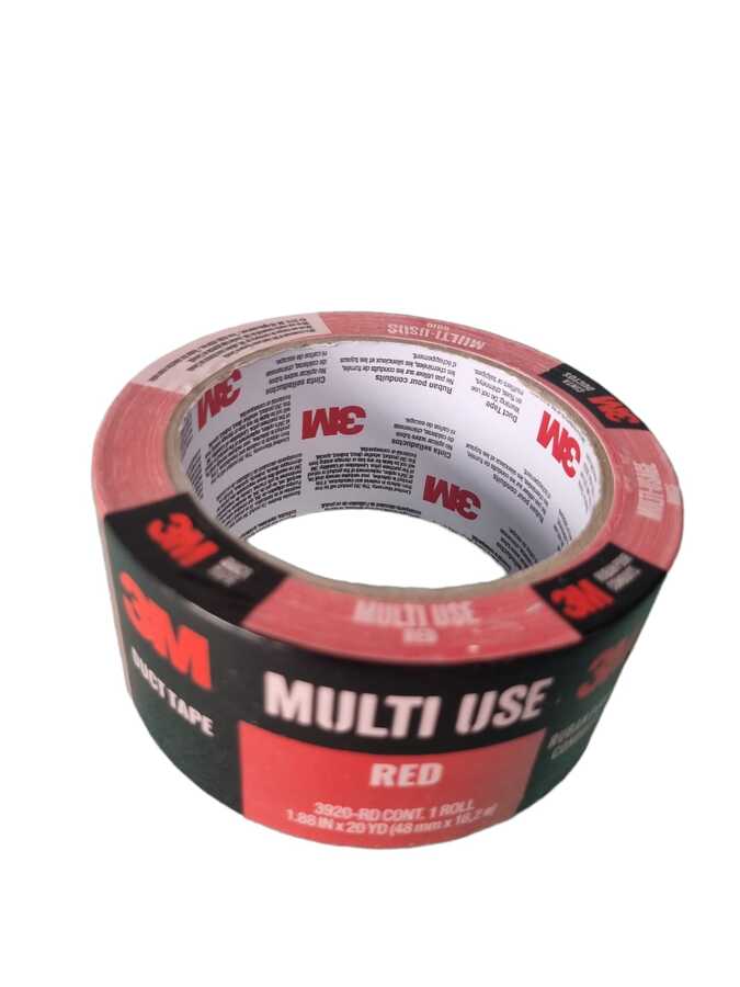 Cinta Gaffer Multiuso 3M 3920 Roja 48 mm x 18.2 mts.