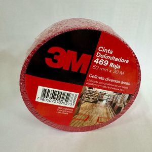 Cinta Delimitadora 3M 469 Roja 50mm x 30 mts.